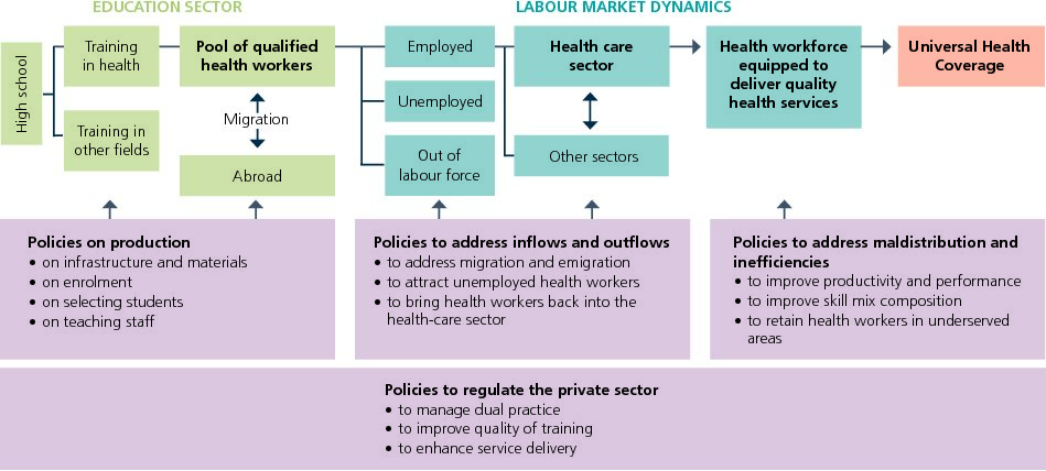 Health Labour Market (HLM) framework as basis for health human resources data