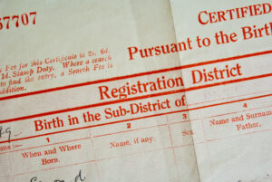 Birth certificate